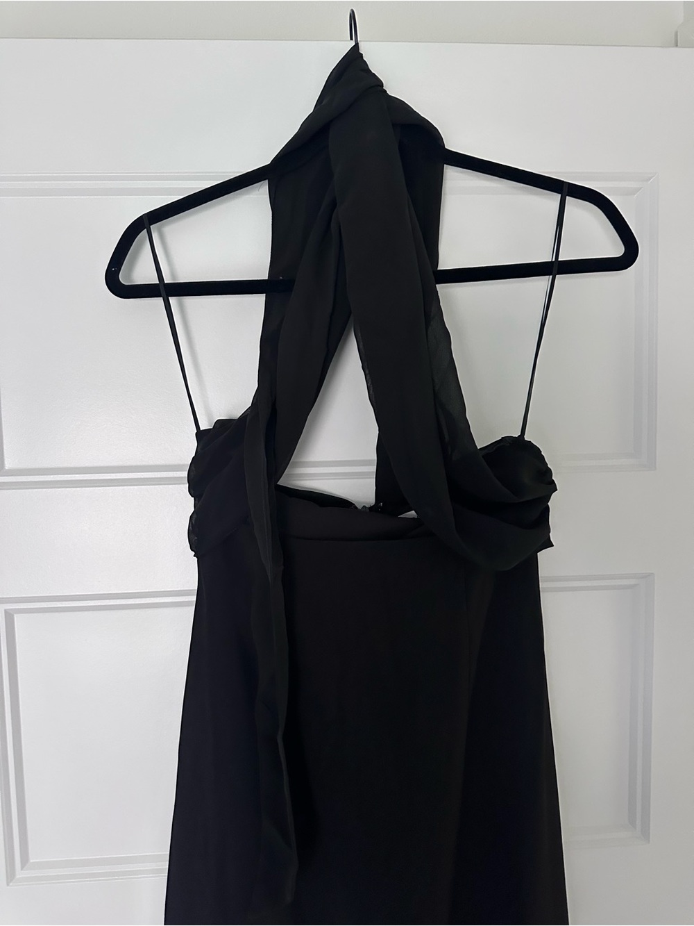 Sara Maxi Dress (Black) Charcoal Clothing - Picture 4 of 6